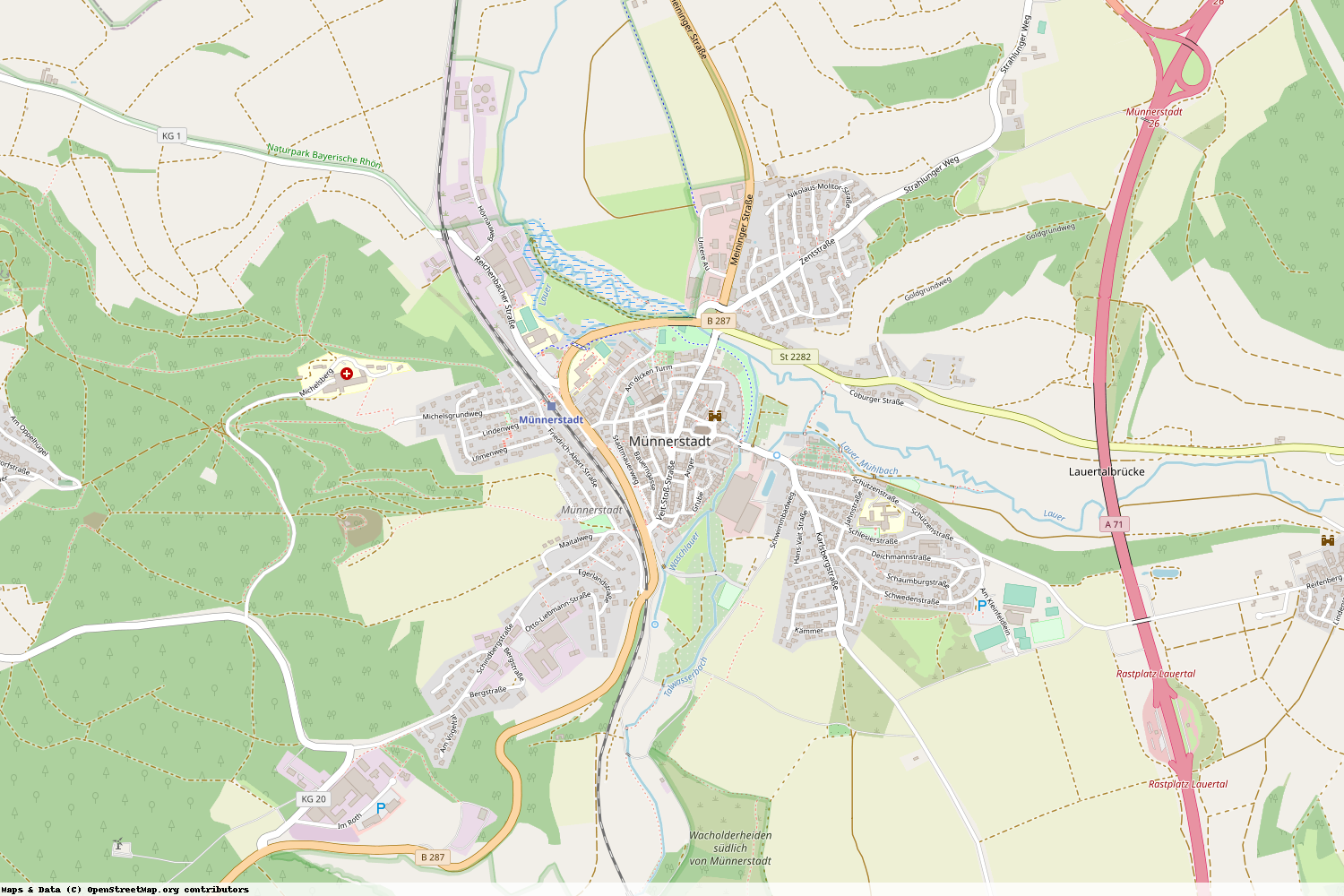 Ist gerade Stromausfall in Bayern - Bad Kissingen - Münnerstadt?