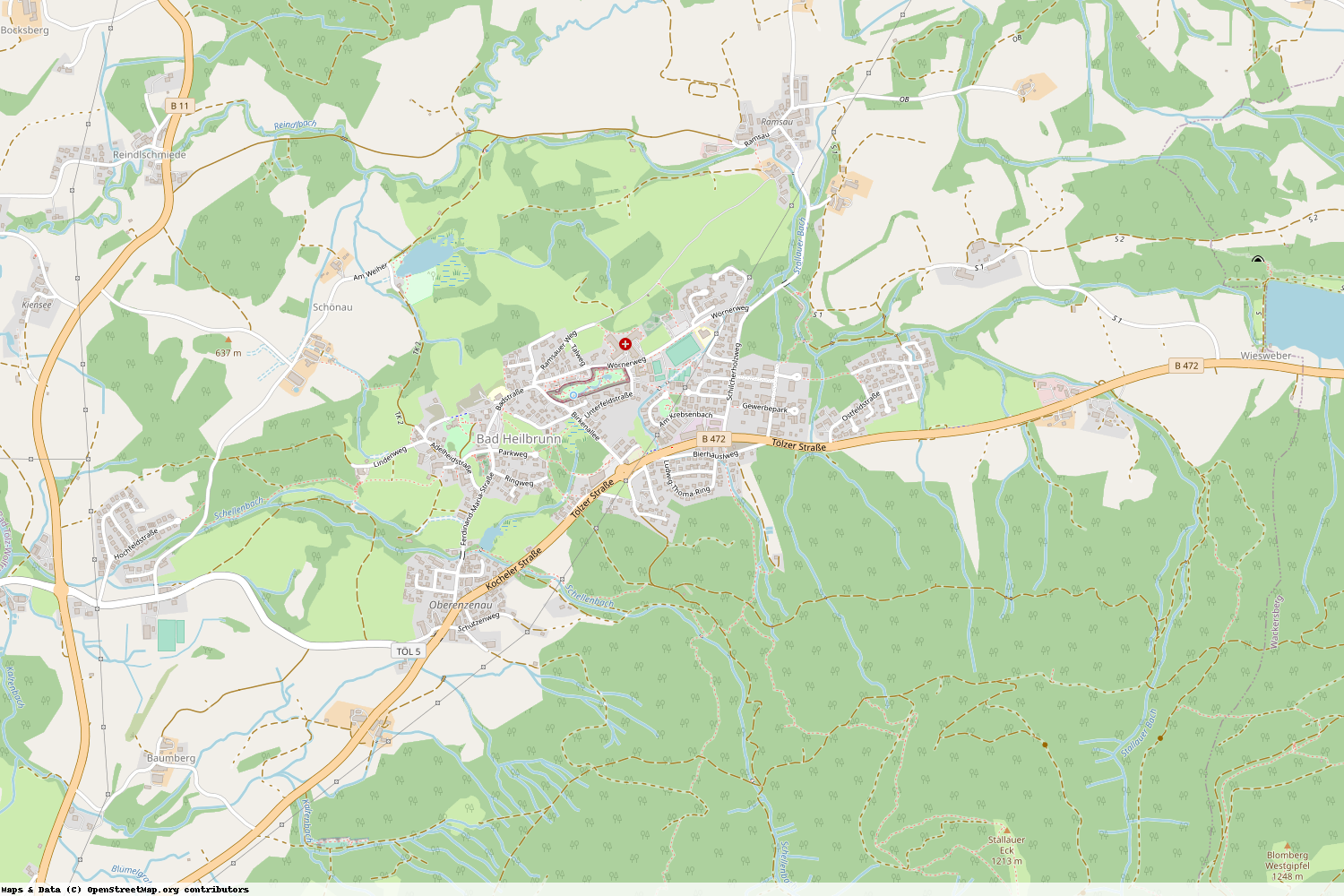 Ist gerade Stromausfall in Bayern - Bad Tölz-Wolfratshausen - Bad Heilbrunn?