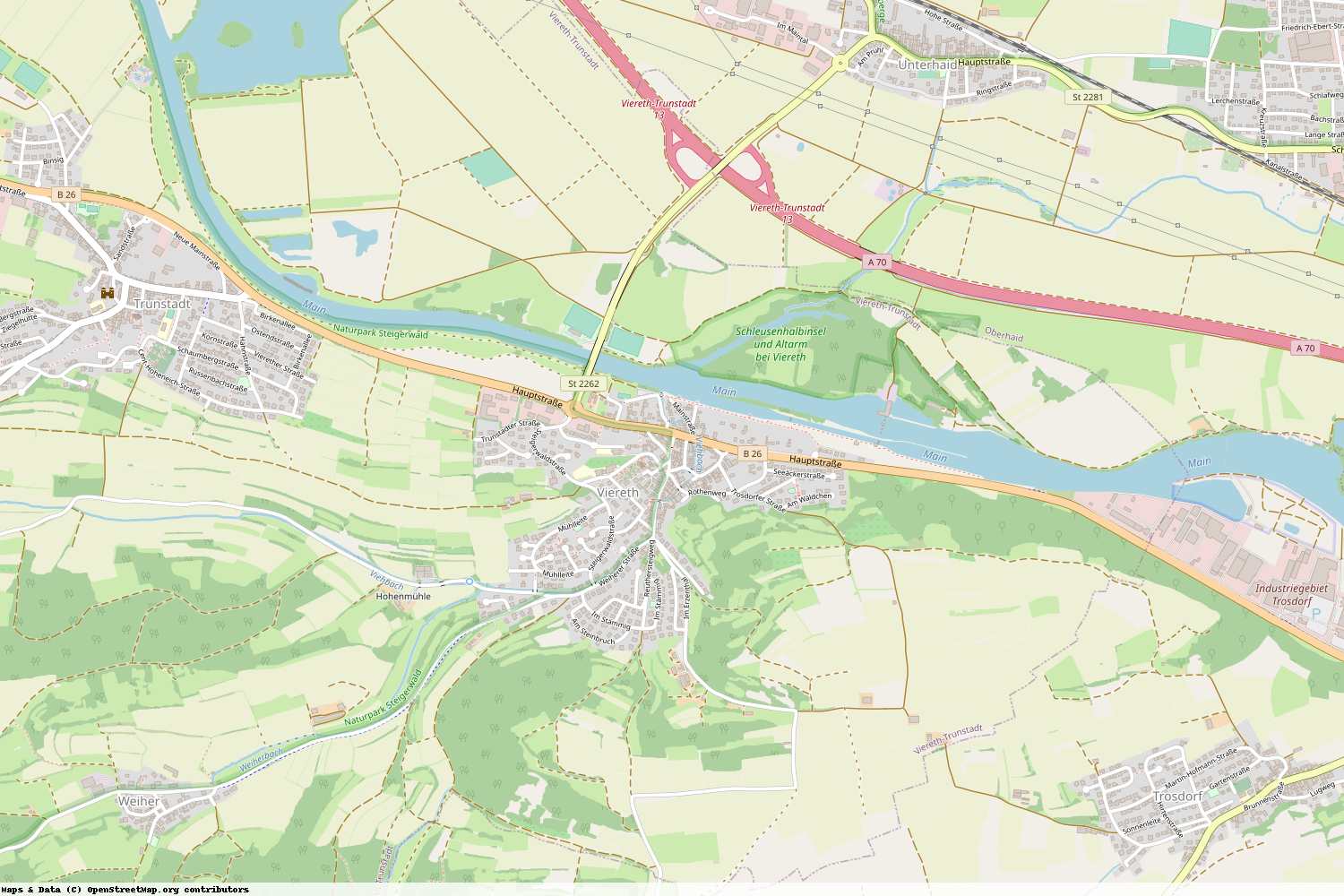 Ist gerade Stromausfall in Bayern - Bamberg - Viereth-Trunstadt?