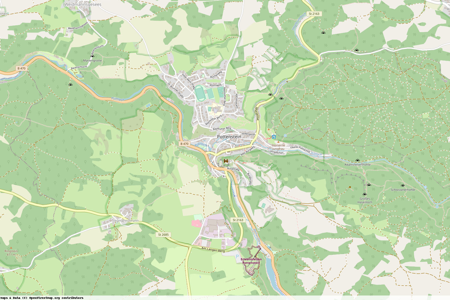 Ist gerade Stromausfall in Bayern - Bayreuth - Pottenstein?