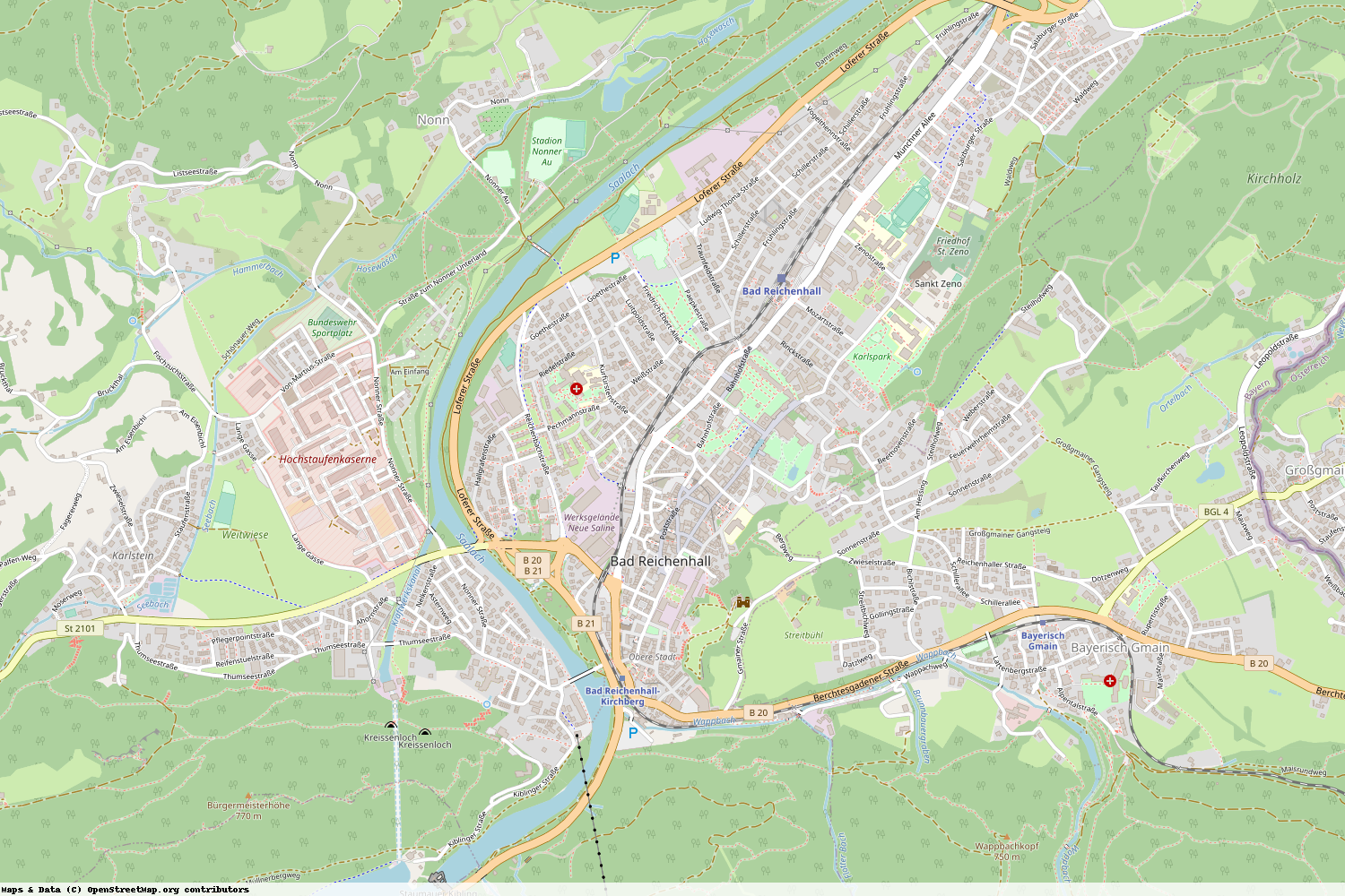 Ist gerade Stromausfall in Bayern - Berchtesgadener Land - Bad Reichenhall?