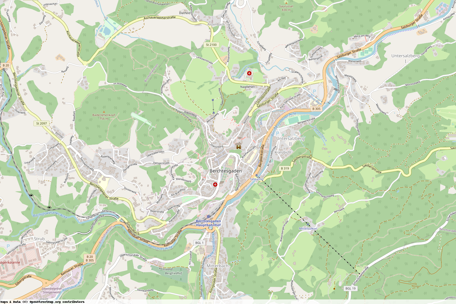 Ist gerade Stromausfall in Bayern - Berchtesgadener Land - Berchtesgaden?