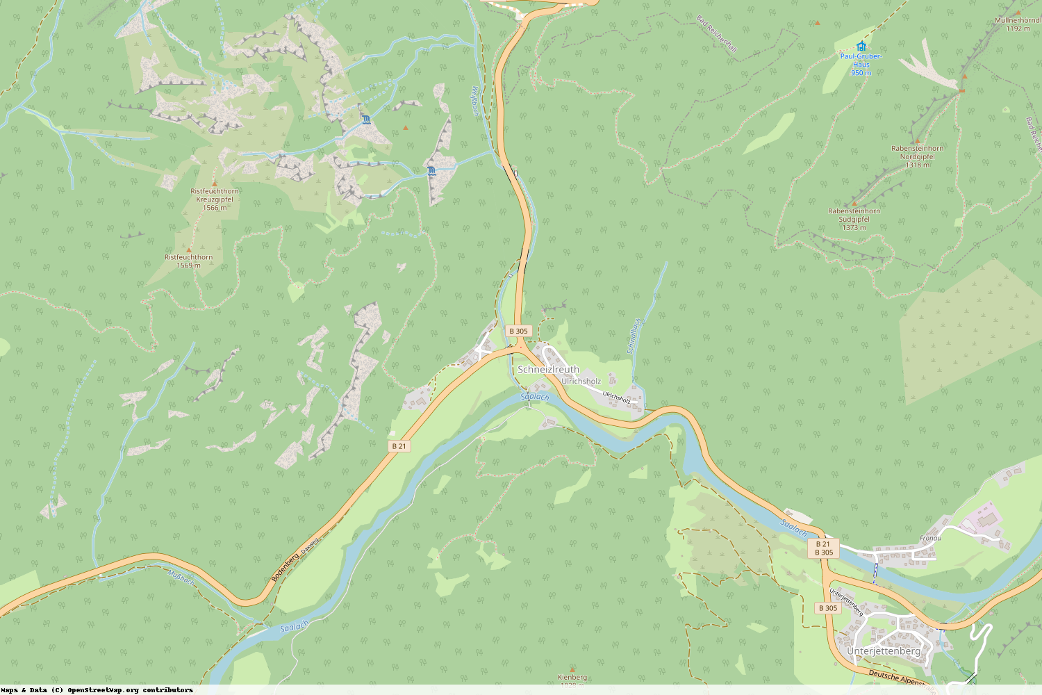 Ist gerade Stromausfall in Bayern - Berchtesgadener Land - Schneizlreuth?
