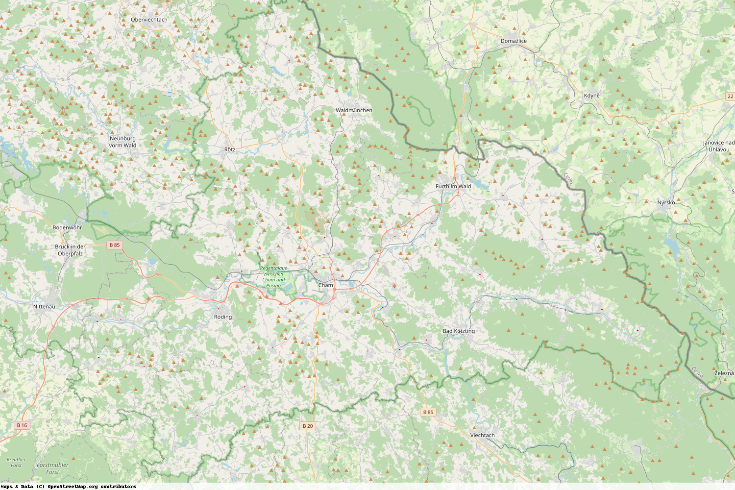 Ist gerade Stromausfall in Bayern - Cham?