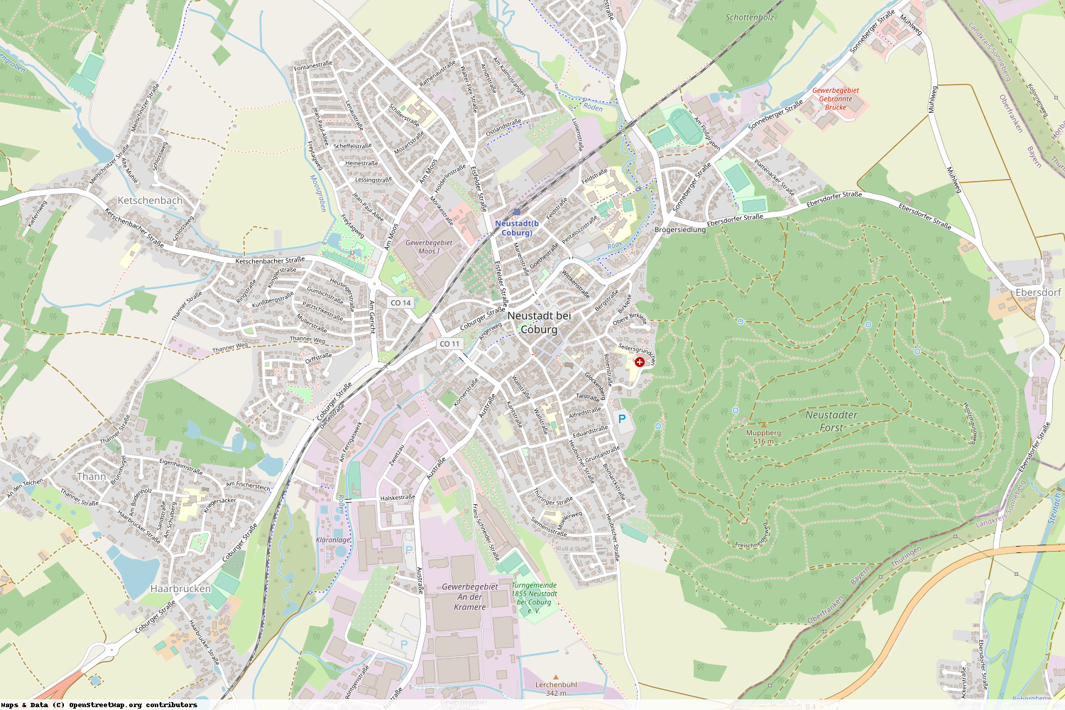 Ist gerade Stromausfall in Bayern - Coburg - Neustadt b. Coburg?