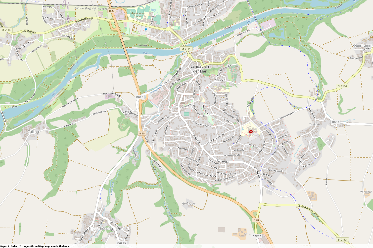 Ist gerade Stromausfall in Bayern - Dingolfing-Landau - Landau a.d. Isar?