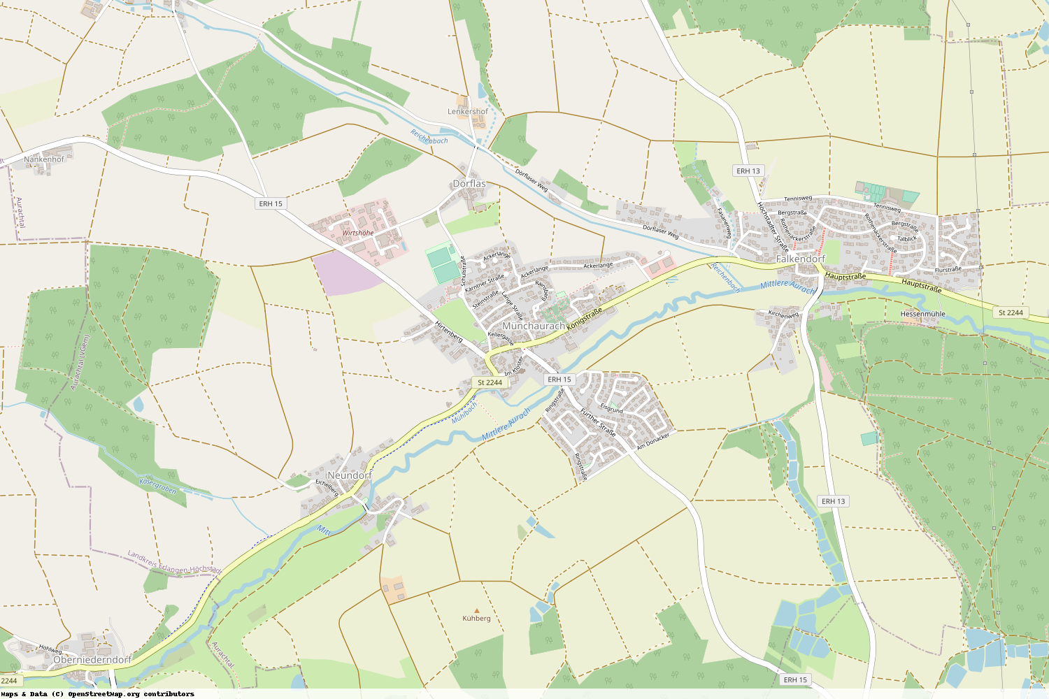 Ist gerade Stromausfall in Bayern - Erlangen-Höchstadt - Aurachtal?