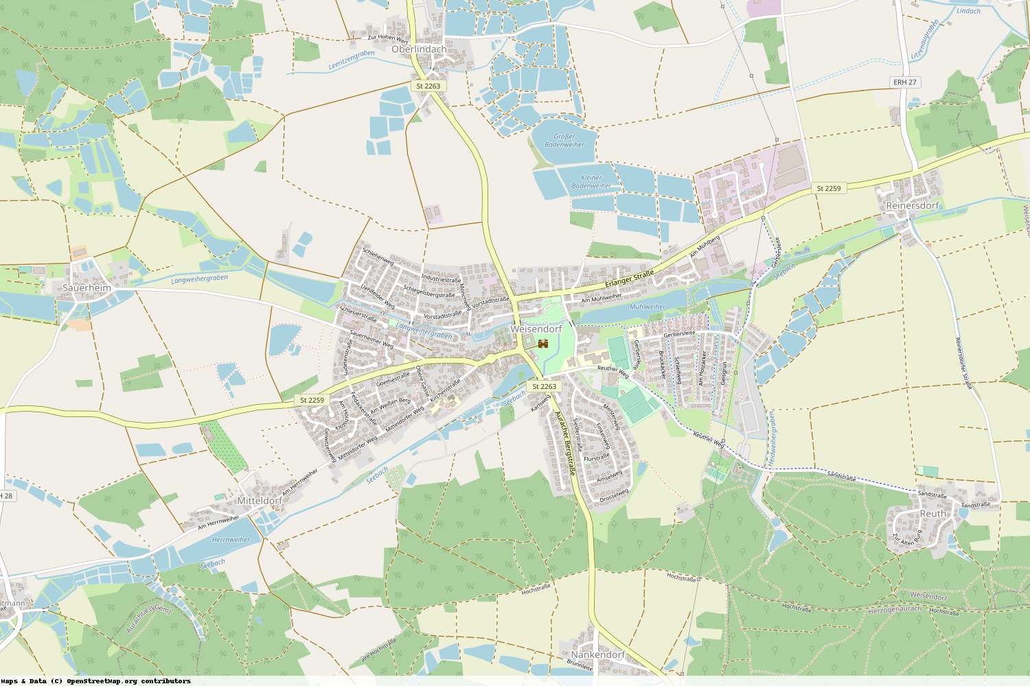 Ist gerade Stromausfall in Bayern - Erlangen-Höchstadt - Weisendorf?