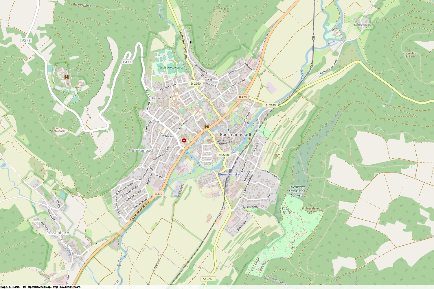 Ist gerade Stromausfall in Bayern - Forchheim - Ebermannstadt?