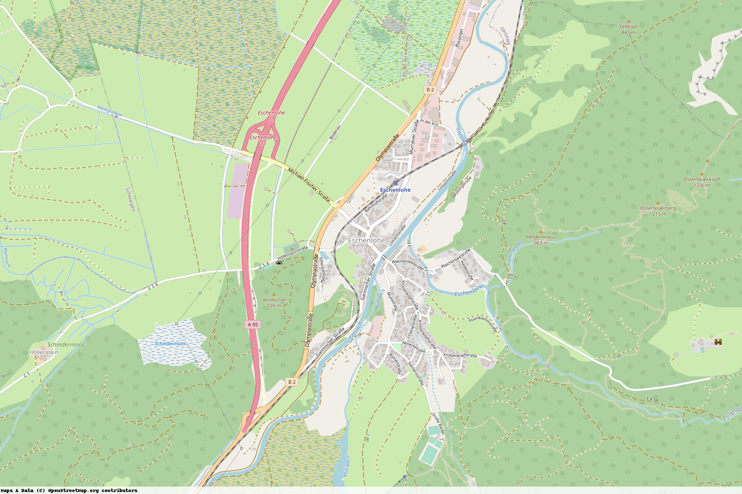 Ist gerade Stromausfall in Bayern - Garmisch-Partenkirchen - Eschenlohe?