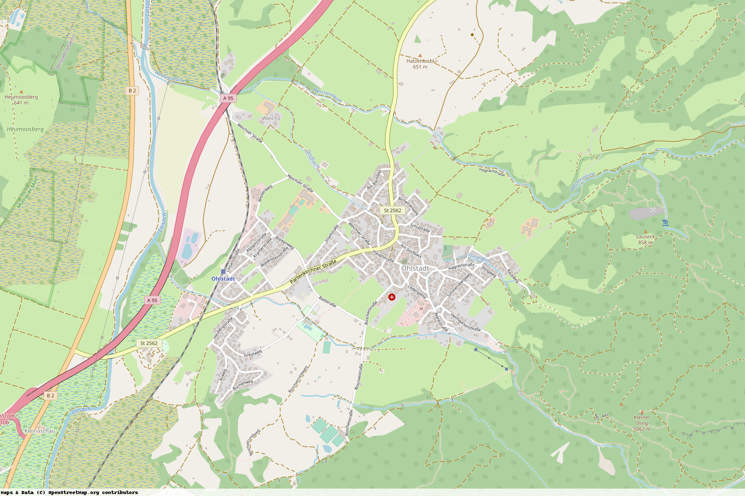 Ist gerade Stromausfall in Bayern - Garmisch-Partenkirchen - Ohlstadt?