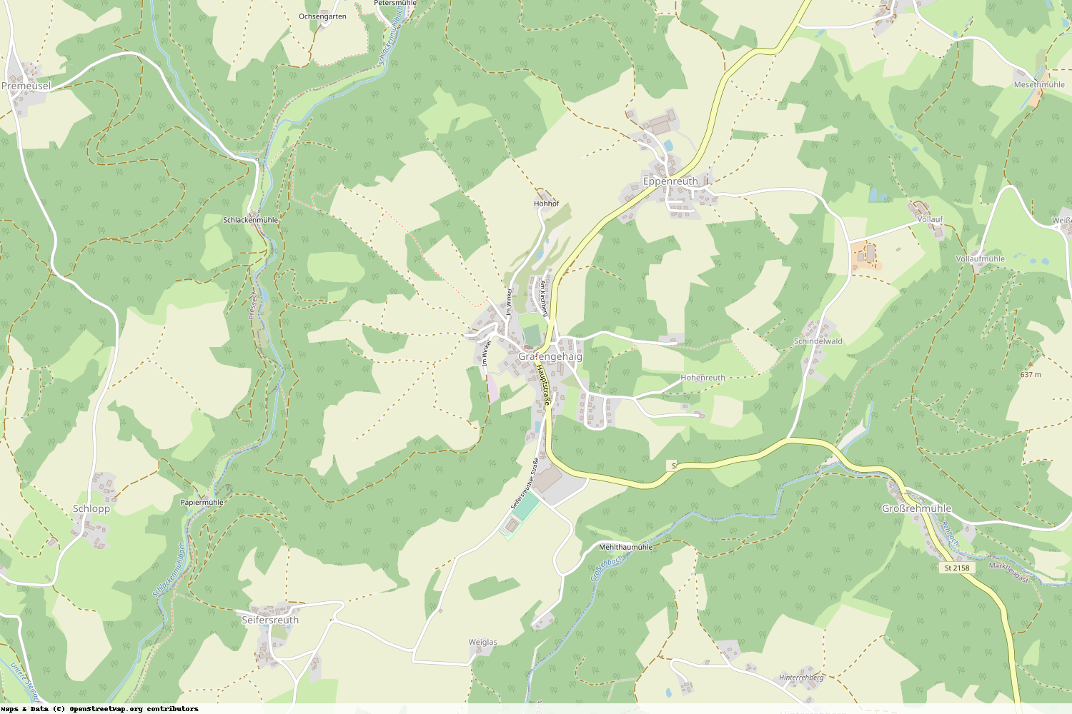 Ist gerade Stromausfall in Bayern - Kulmbach - Grafengehaig?