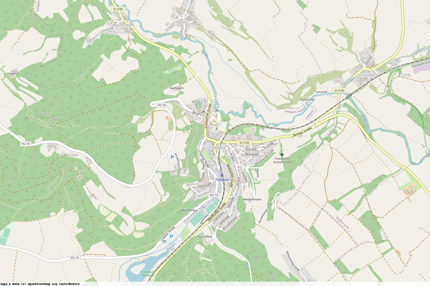 Ist gerade Stromausfall in Bayern - Kulmbach - Trebgast?