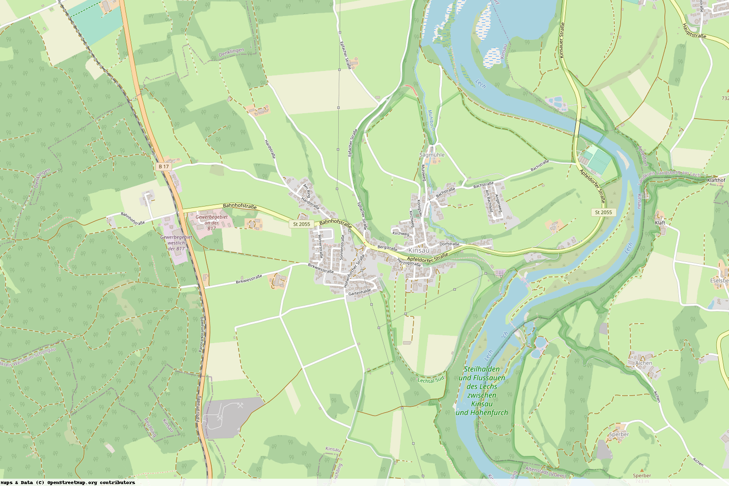 Ist gerade Stromausfall in Bayern - Landsberg am Lech - Kinsau?