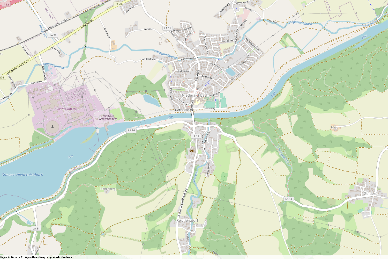 Ist gerade Stromausfall in Bayern - Landshut - Niederaichbach?