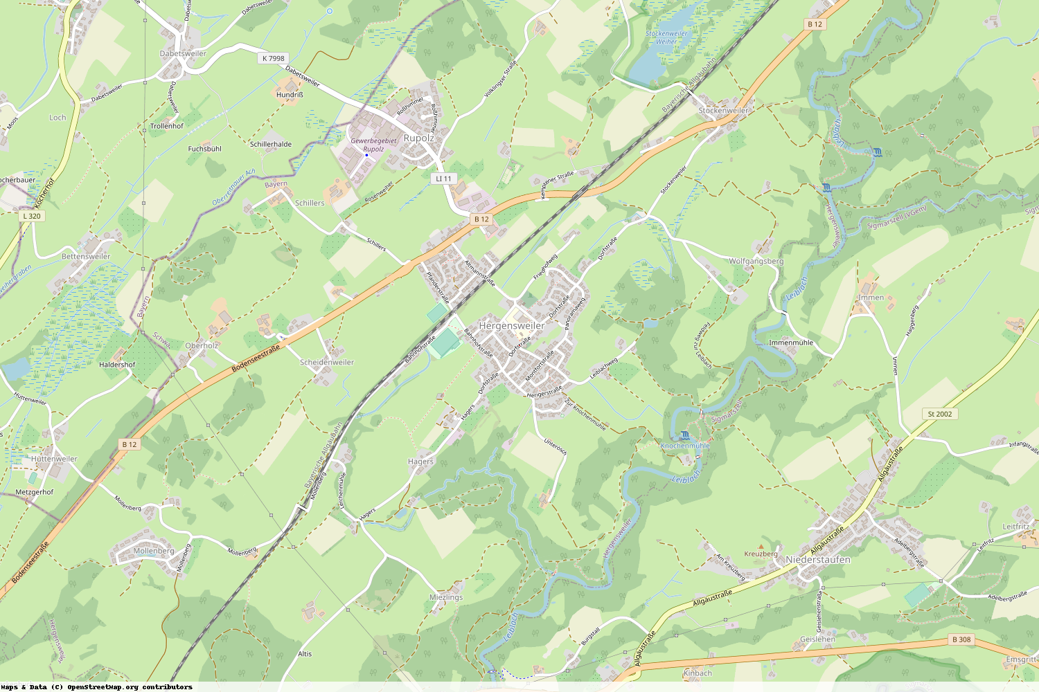 Ist gerade Stromausfall in Bayern - Lindau (Bodensee) - Hergensweiler?