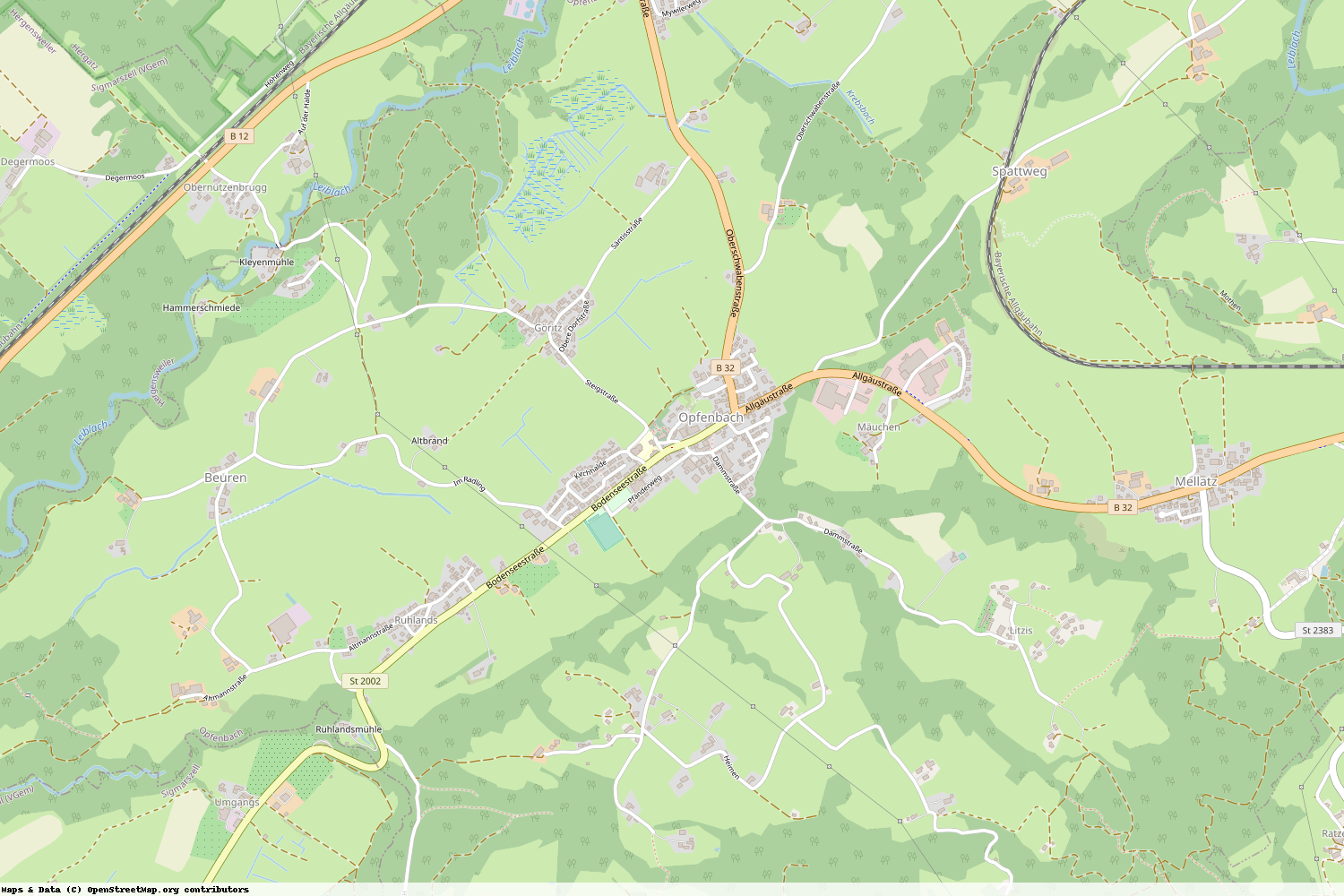 Ist gerade Stromausfall in Bayern - Lindau (Bodensee) - Opfenbach?