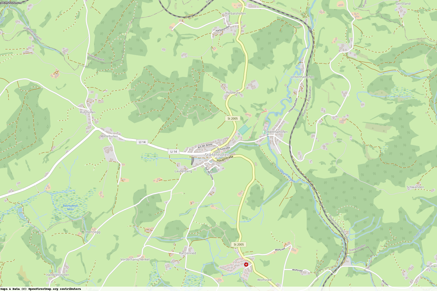 Ist gerade Stromausfall in Bayern - Lindau (Bodensee) - Stiefenhofen?