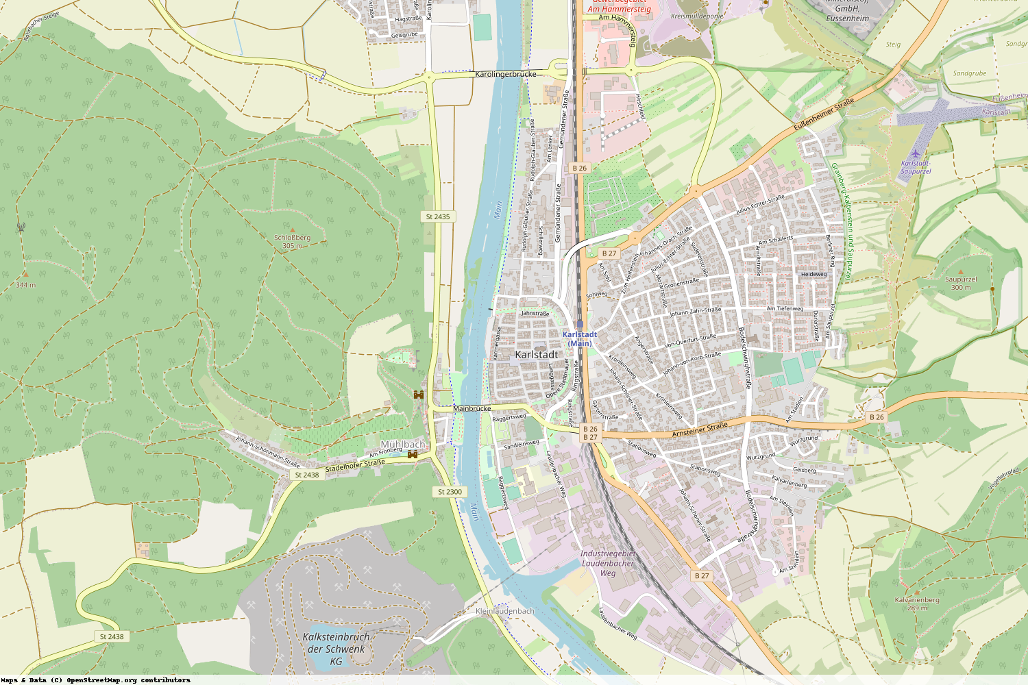 Ist gerade Stromausfall in Bayern - Main-Spessart - Karlstadt?