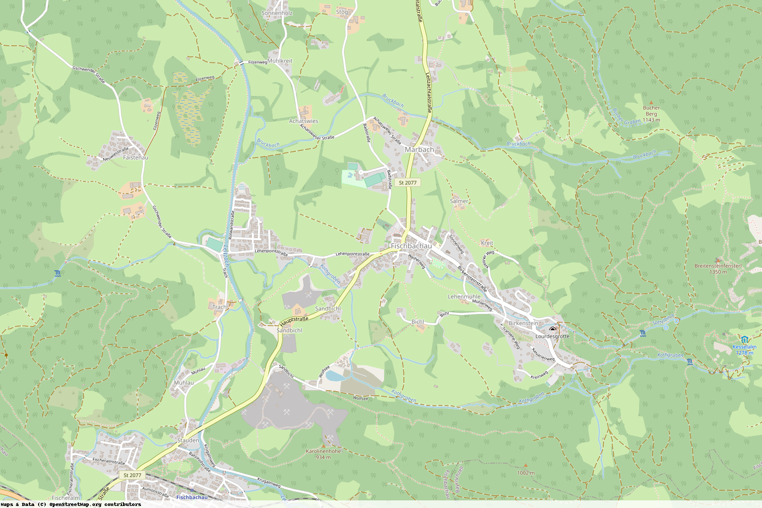 Ist gerade Stromausfall in Bayern - Miesbach - Fischbachau?