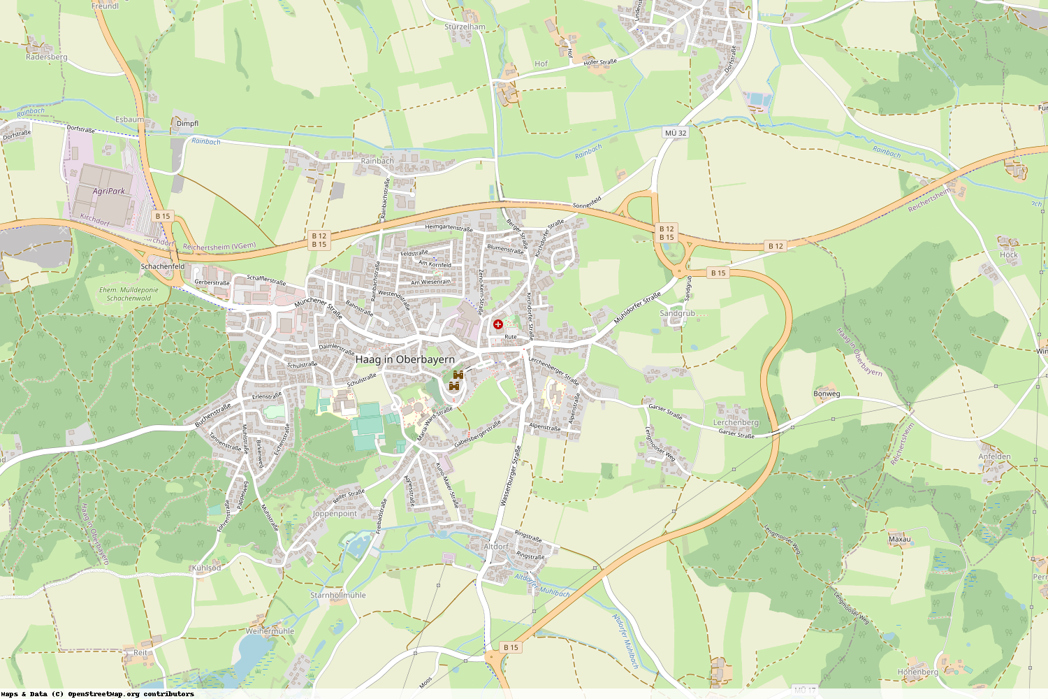 Ist gerade Stromausfall in Bayern - Mühldorf a. Inn - Haag i. OB?