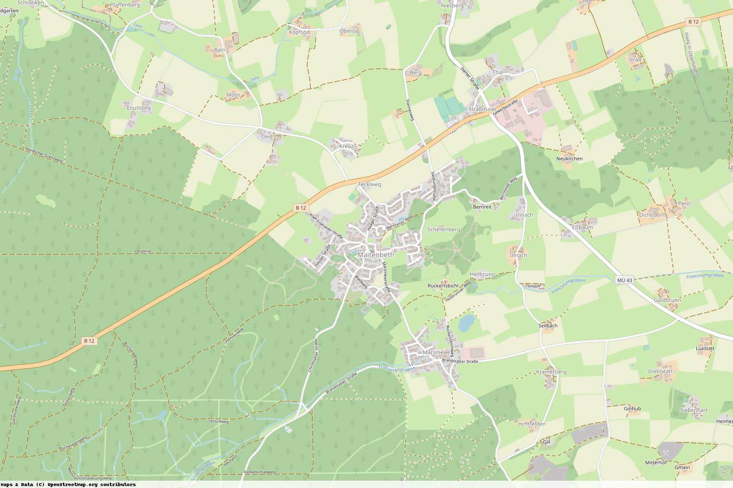 Ist gerade Stromausfall in Bayern - Mühldorf a. Inn - Maitenbeth?