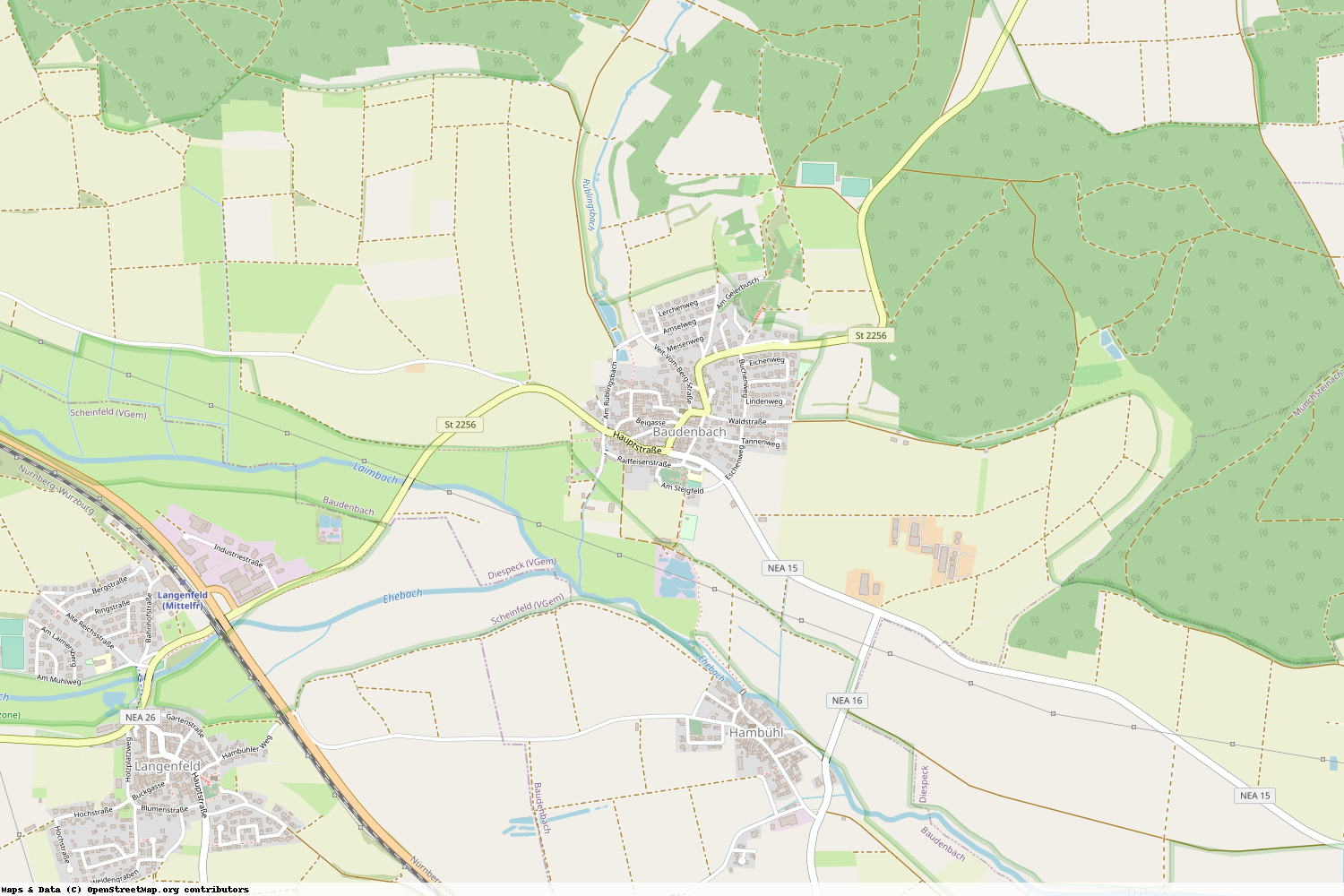 Ist gerade Stromausfall in Bayern - Neustadt a.d. Aisch-Bad Windsheim - Baudenbach?
