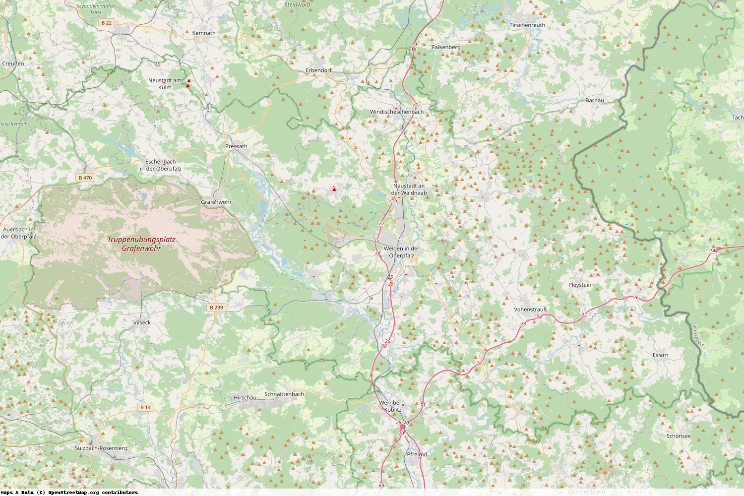 Ist gerade Stromausfall in Bayern - Neustadt a.d. Waldnaab?