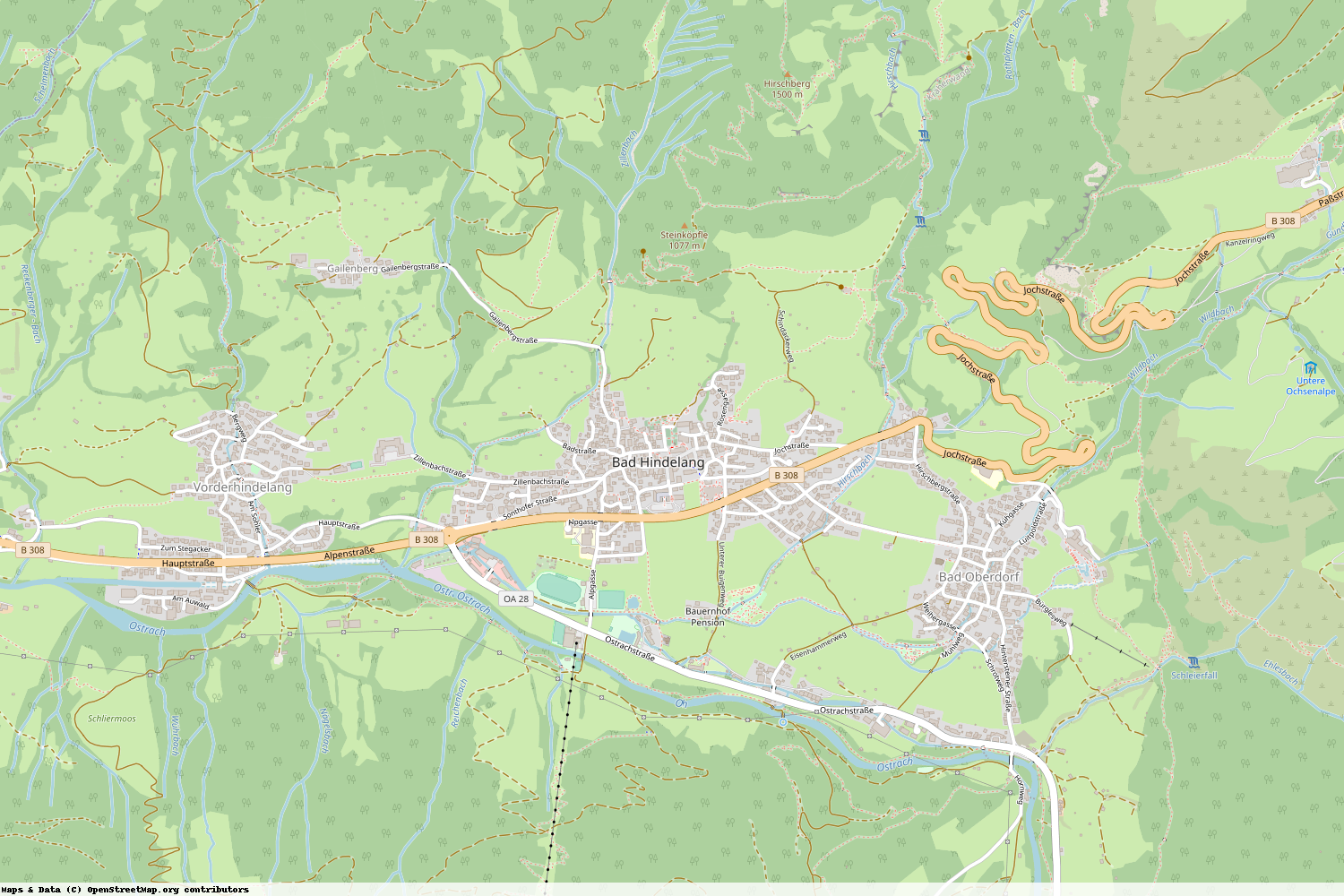 Ist gerade Stromausfall in Bayern - Oberallgäu - Bad Hindelang?