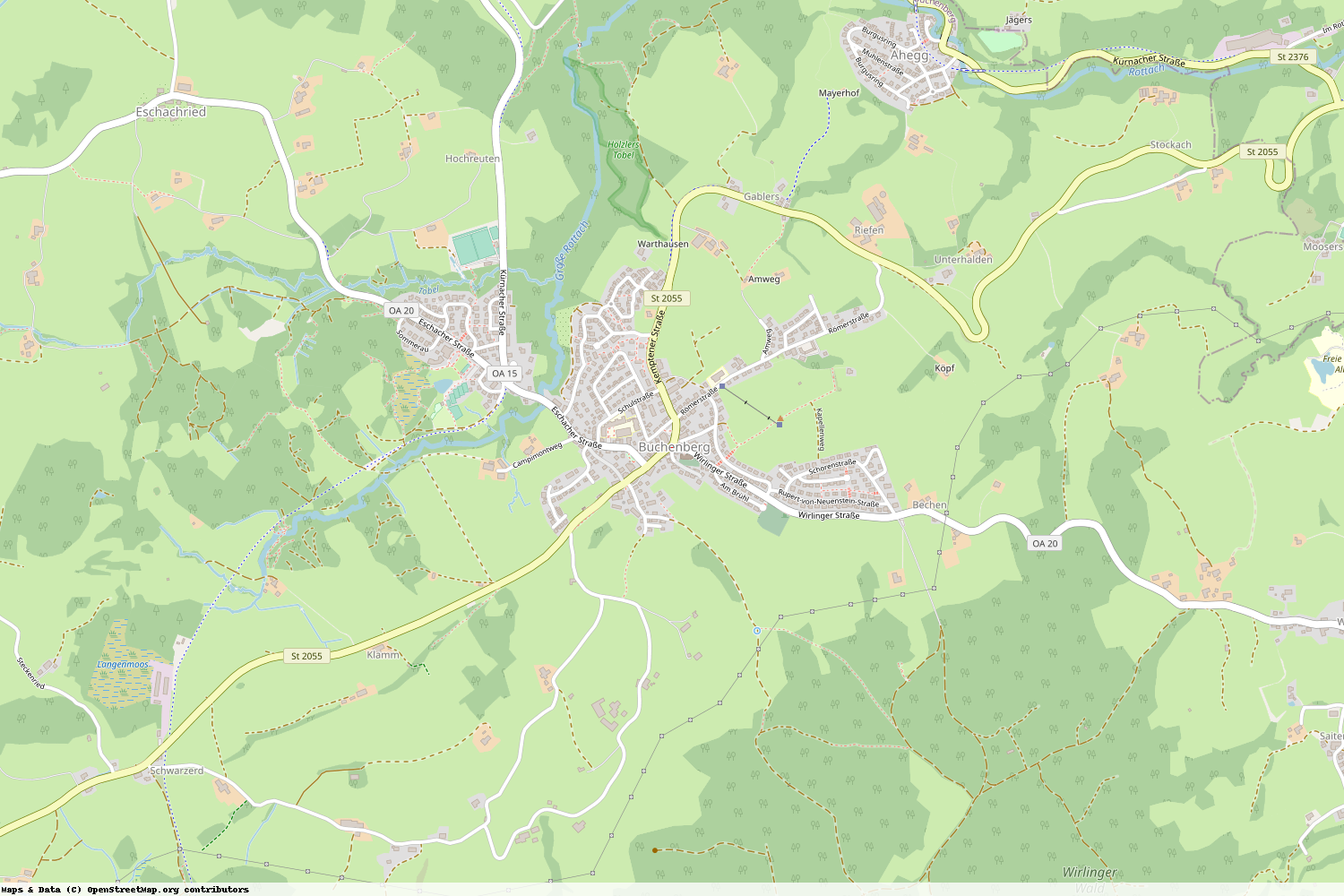 Ist gerade Stromausfall in Bayern - Oberallgäu - Buchenberg?