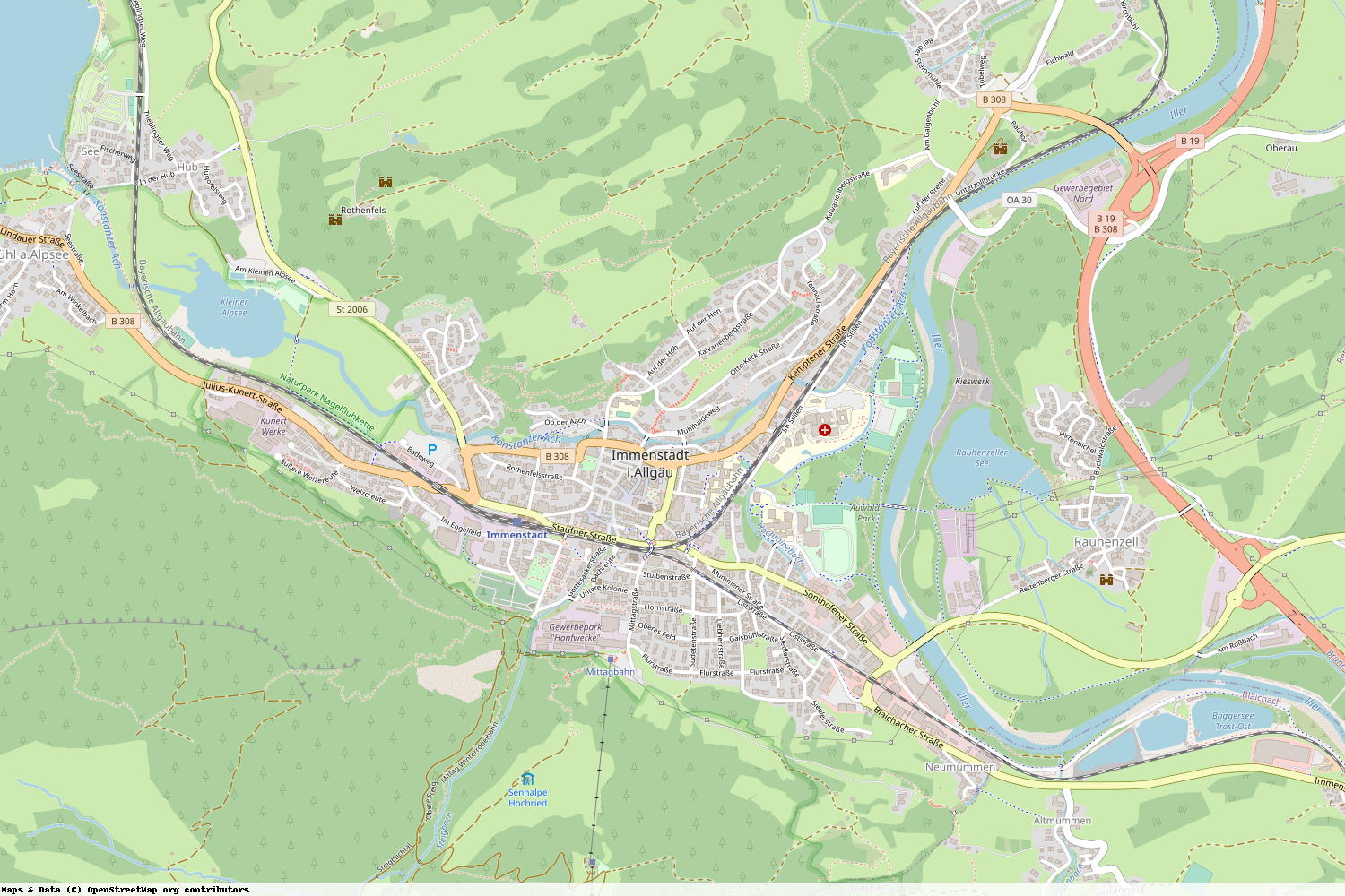 Ist gerade Stromausfall in Bayern - Oberallgäu - Immenstadt i. Allgäu?