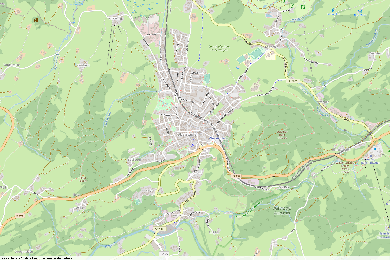 Ist gerade Stromausfall in Bayern - Oberallgäu - Oberstaufen?