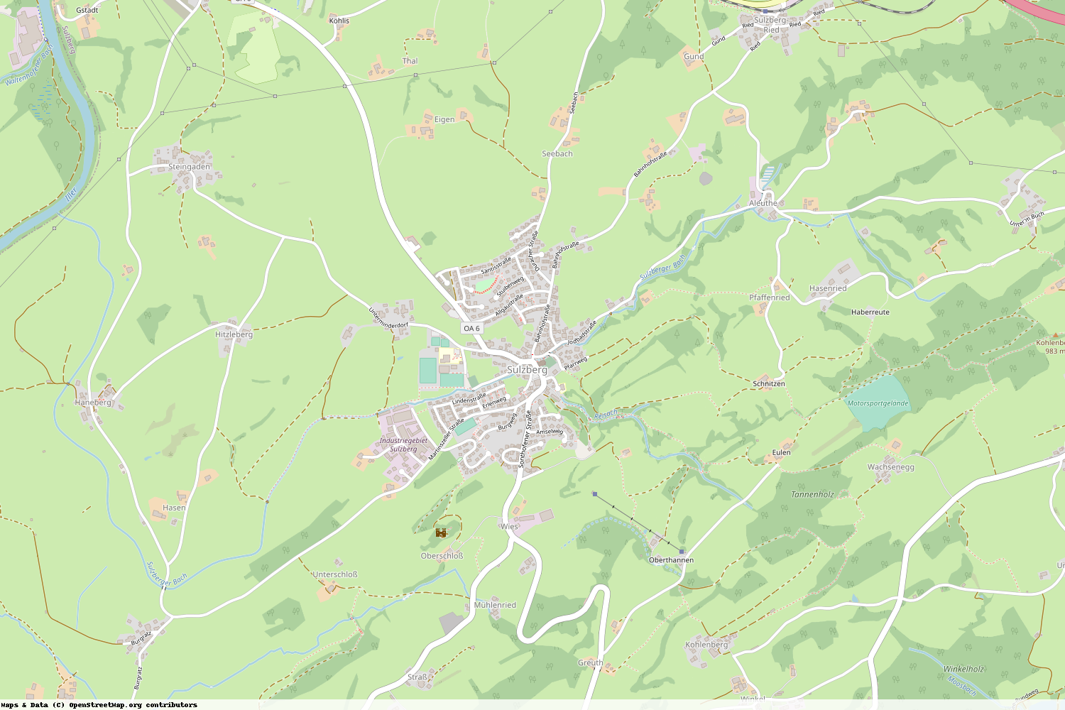 Ist gerade Stromausfall in Bayern - Oberallgäu - Sulzberg?