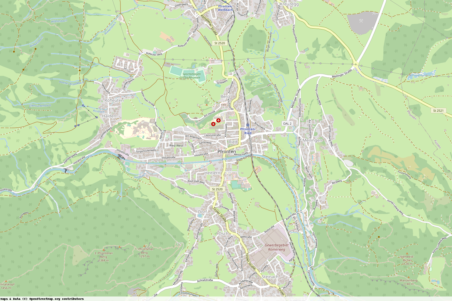 Ist gerade Stromausfall in Bayern - Ostallgäu - Pfronten?