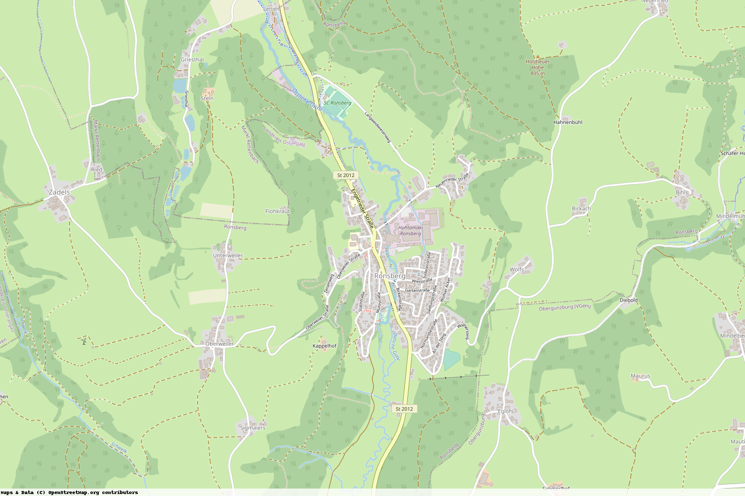 Ist gerade Stromausfall in Bayern - Ostallgäu - Ronsberg?