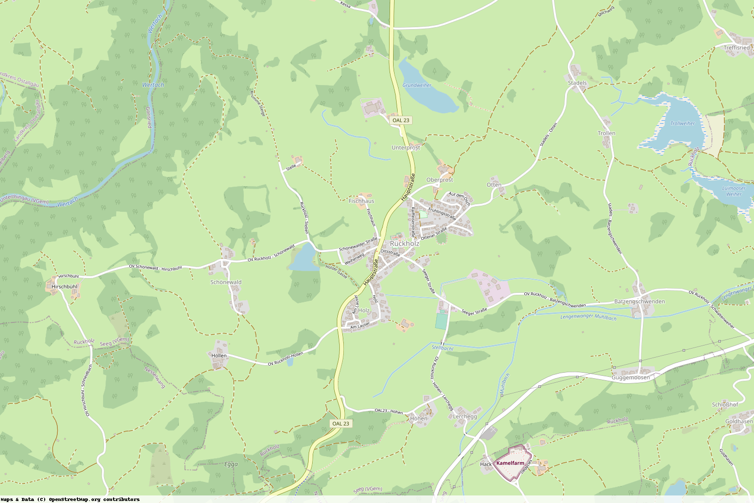 Ist gerade Stromausfall in Bayern - Ostallgäu - Rückholz?