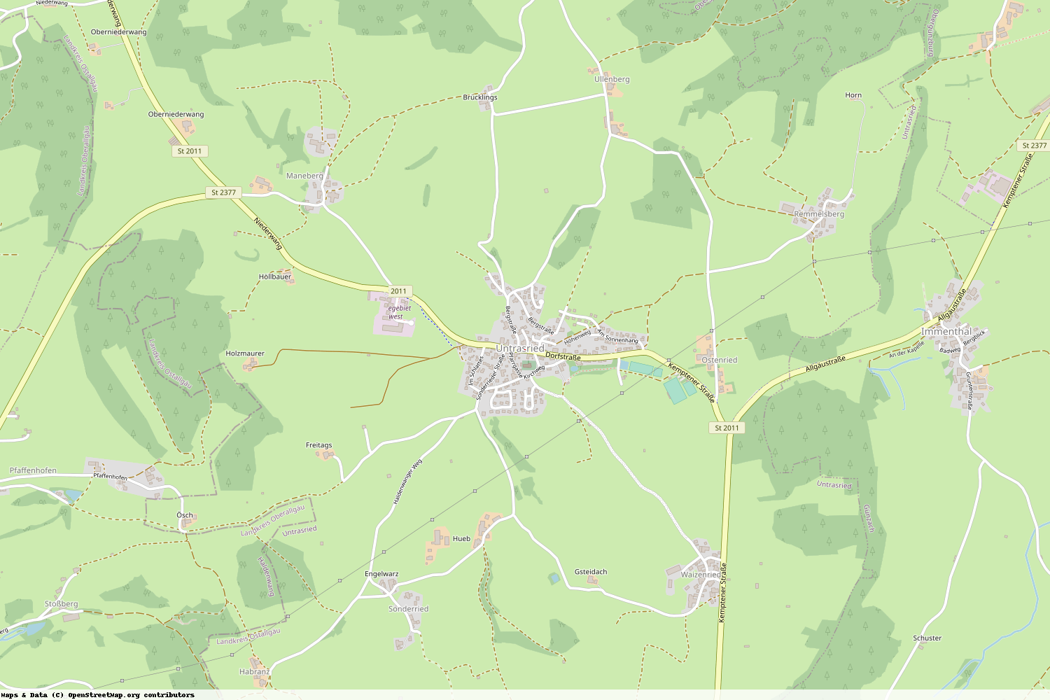Ist gerade Stromausfall in Bayern - Ostallgäu - Untrasried?