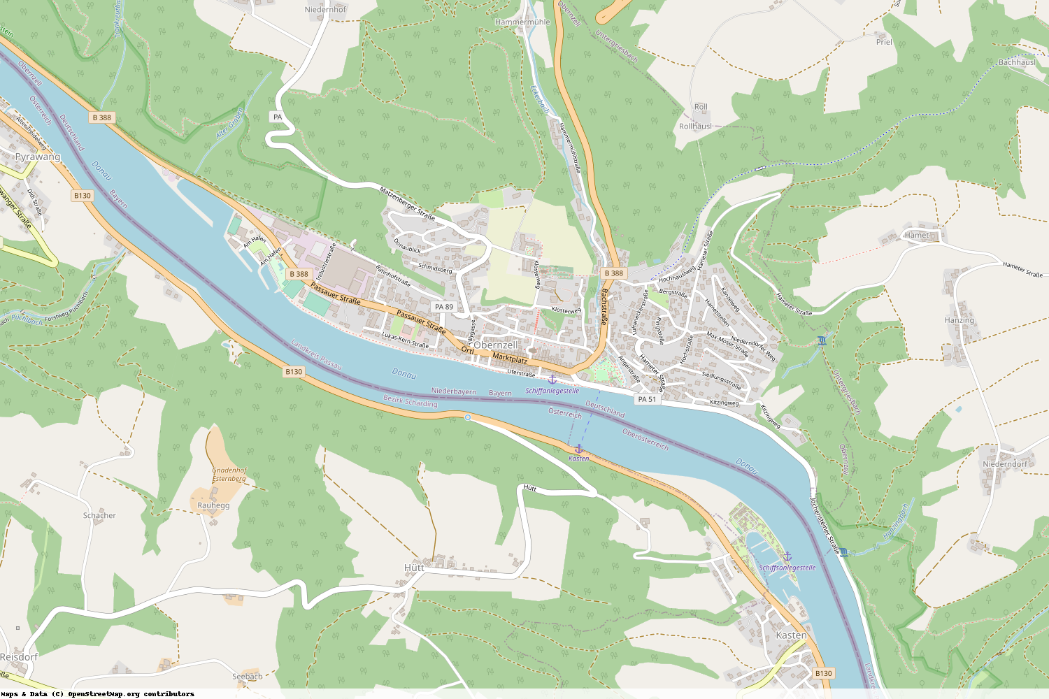 Ist gerade Stromausfall in Bayern - Passau - Obernzell?