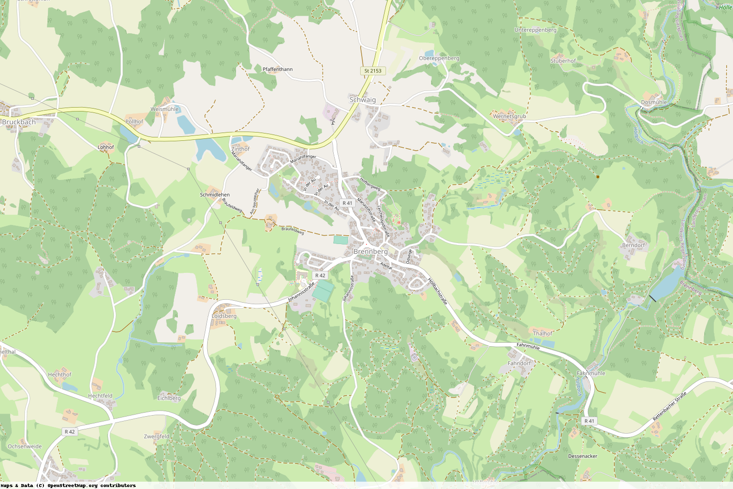Ist gerade Stromausfall in Bayern - Regensburg - Brennberg?