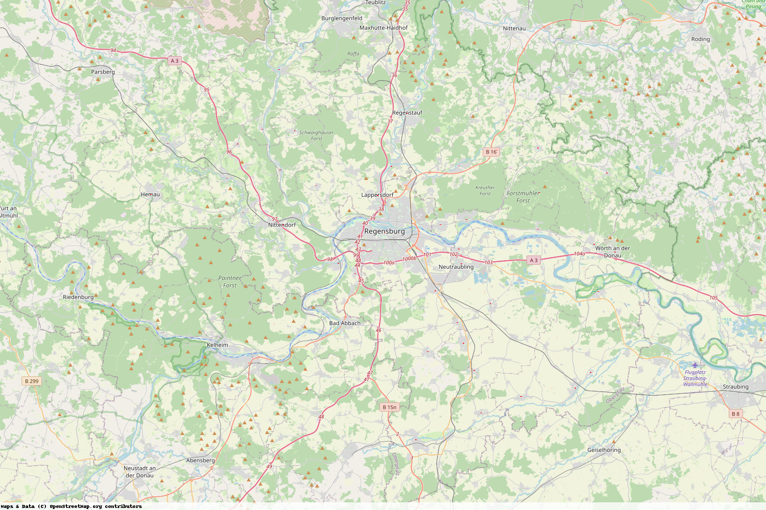 Ist gerade Stromausfall in Bayern - Regensburg?
