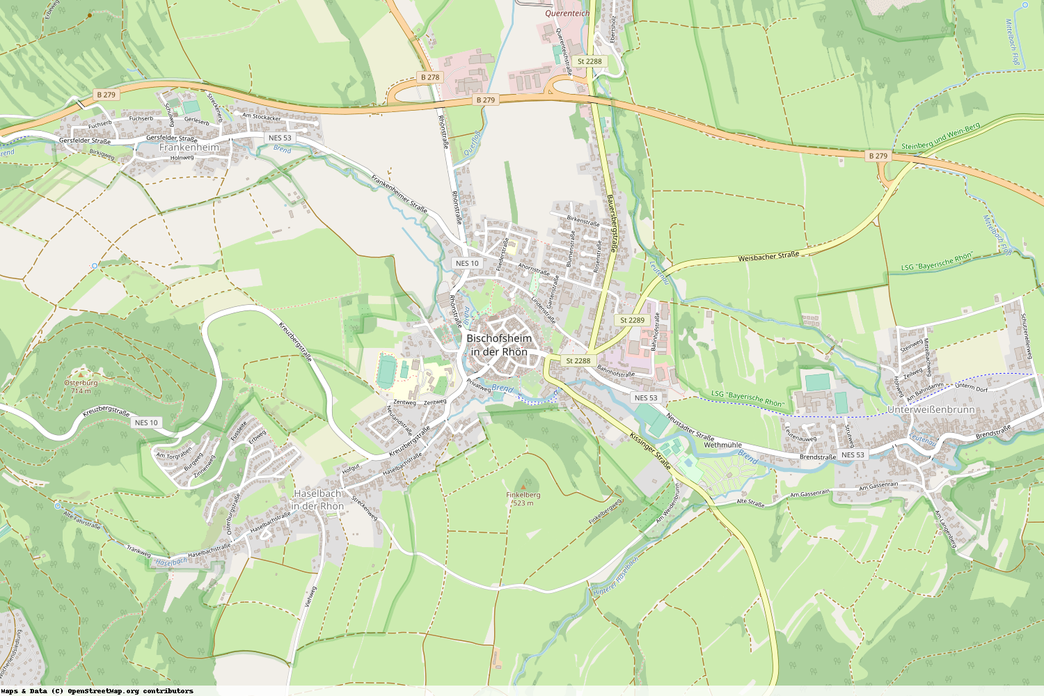 Ist gerade Stromausfall in Bayern - Rhön-Grabfeld - Bischofsheim a.d. Rhön?