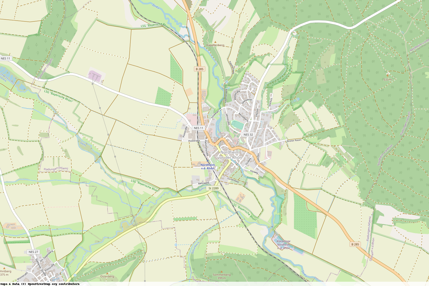 Ist gerade Stromausfall in Bayern - Rhön-Grabfeld - Nordheim v.d. Rhön?