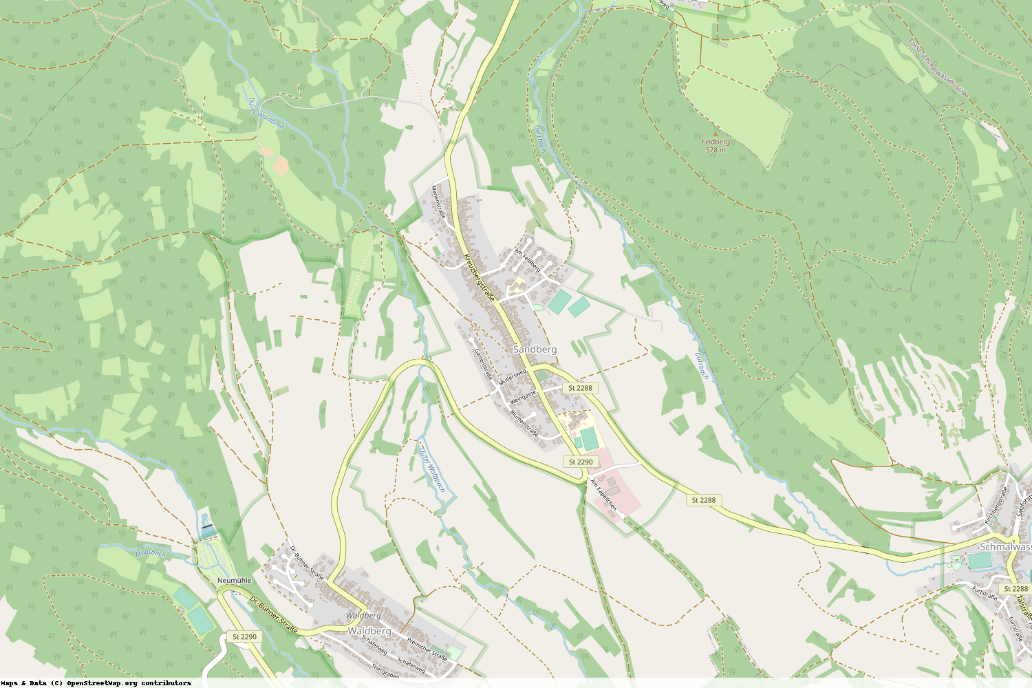 Ist gerade Stromausfall in Bayern - Rhön-Grabfeld - Sandberg?