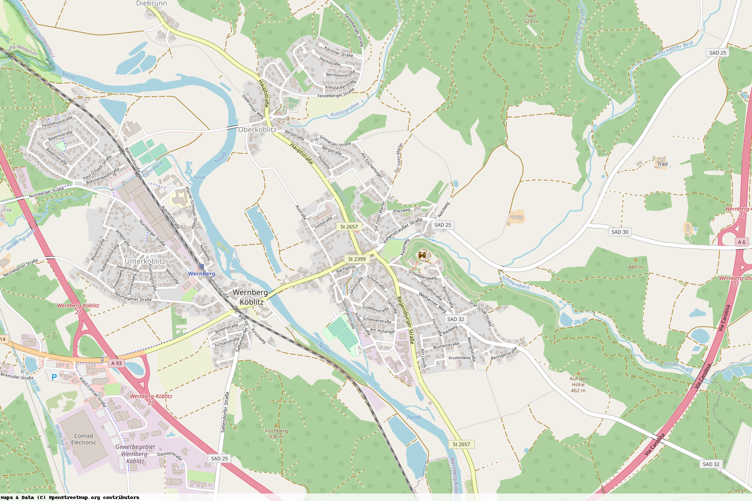 Ist gerade Stromausfall in Bayern - Schwandorf - Wernberg-Köblitz?