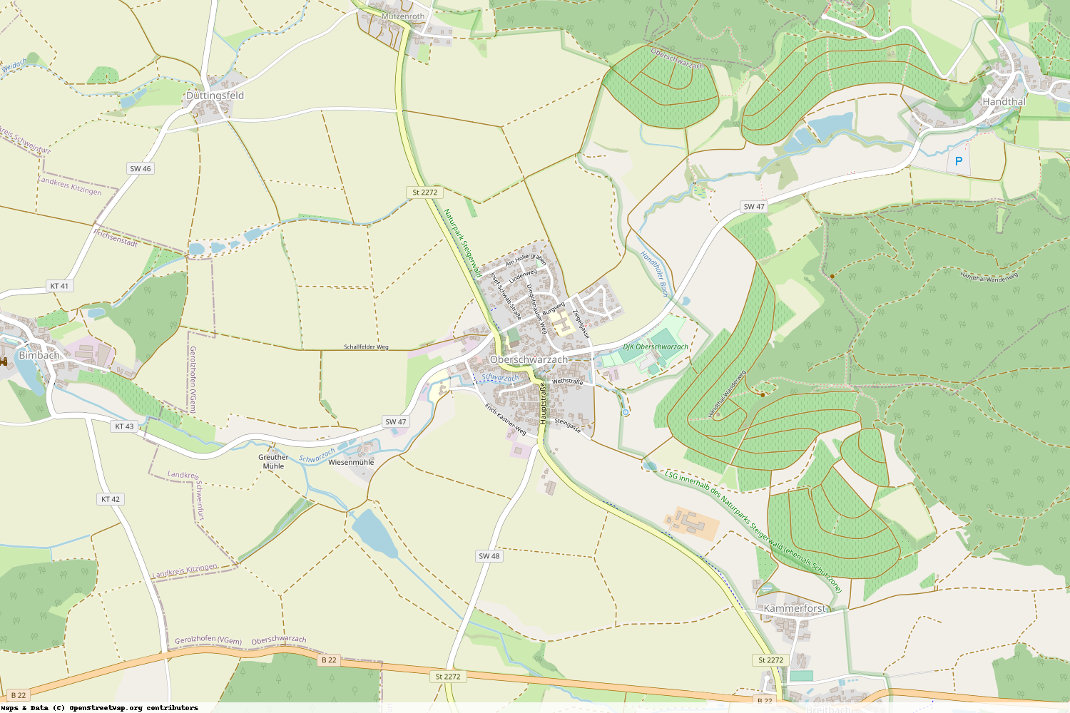 Ist gerade Stromausfall in Bayern - Schweinfurt - Oberschwarzach?