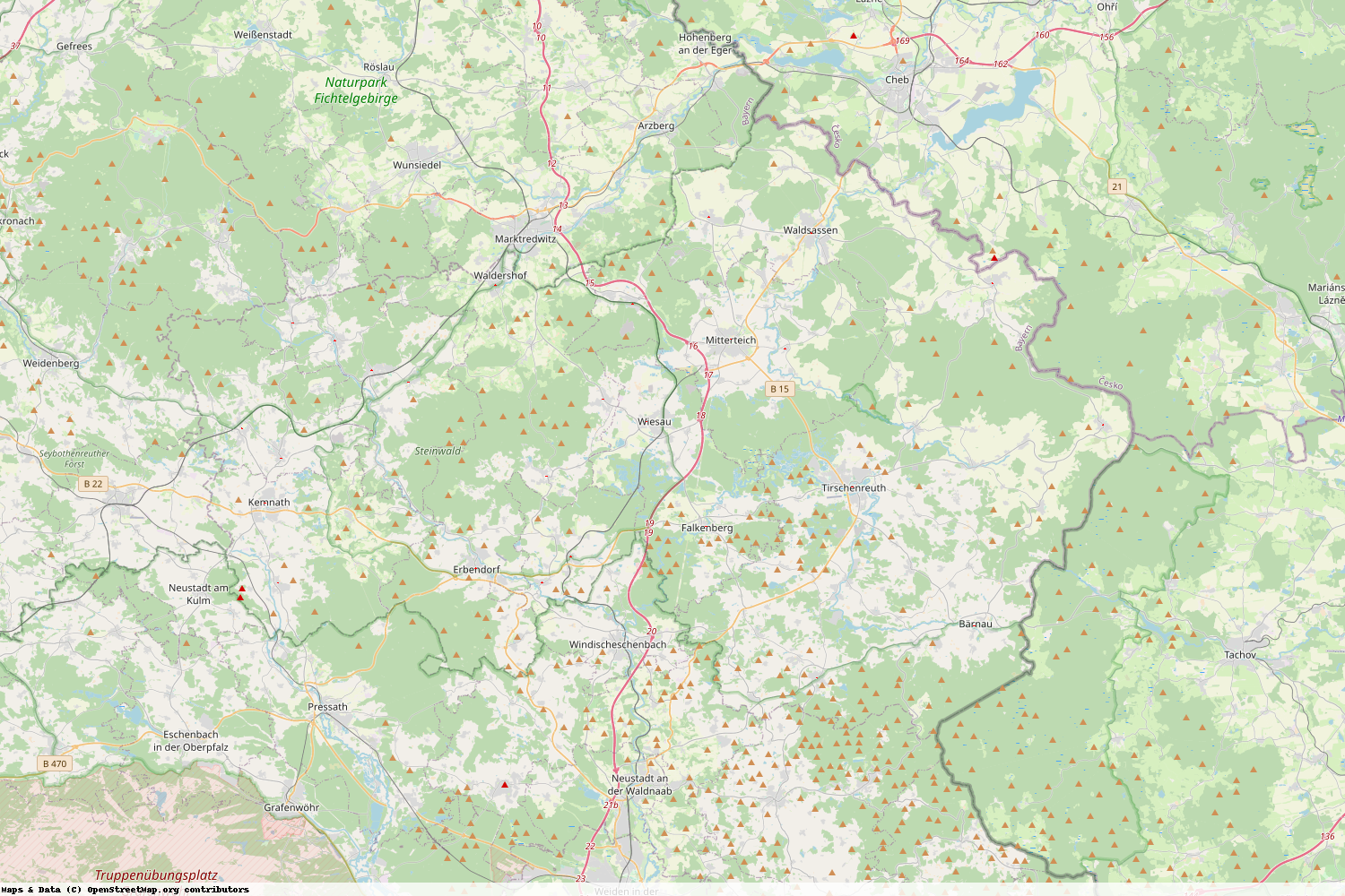 Ist gerade Stromausfall in Bayern - Tirschenreuth?