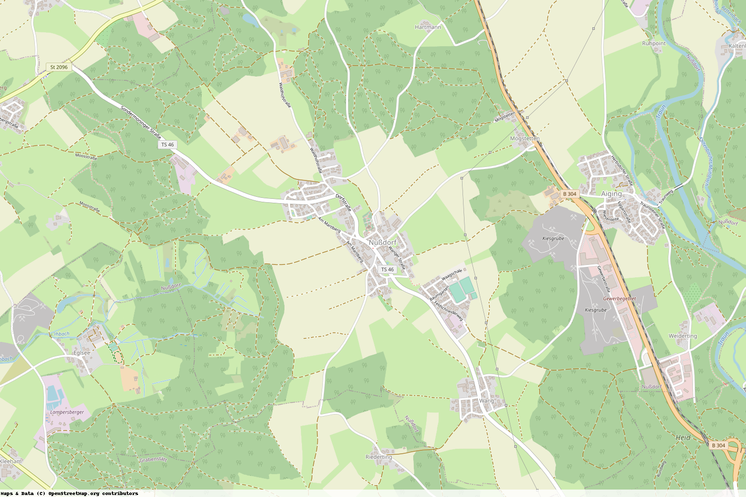 Ist gerade Stromausfall in Bayern - Traunstein - Nußdorf?
