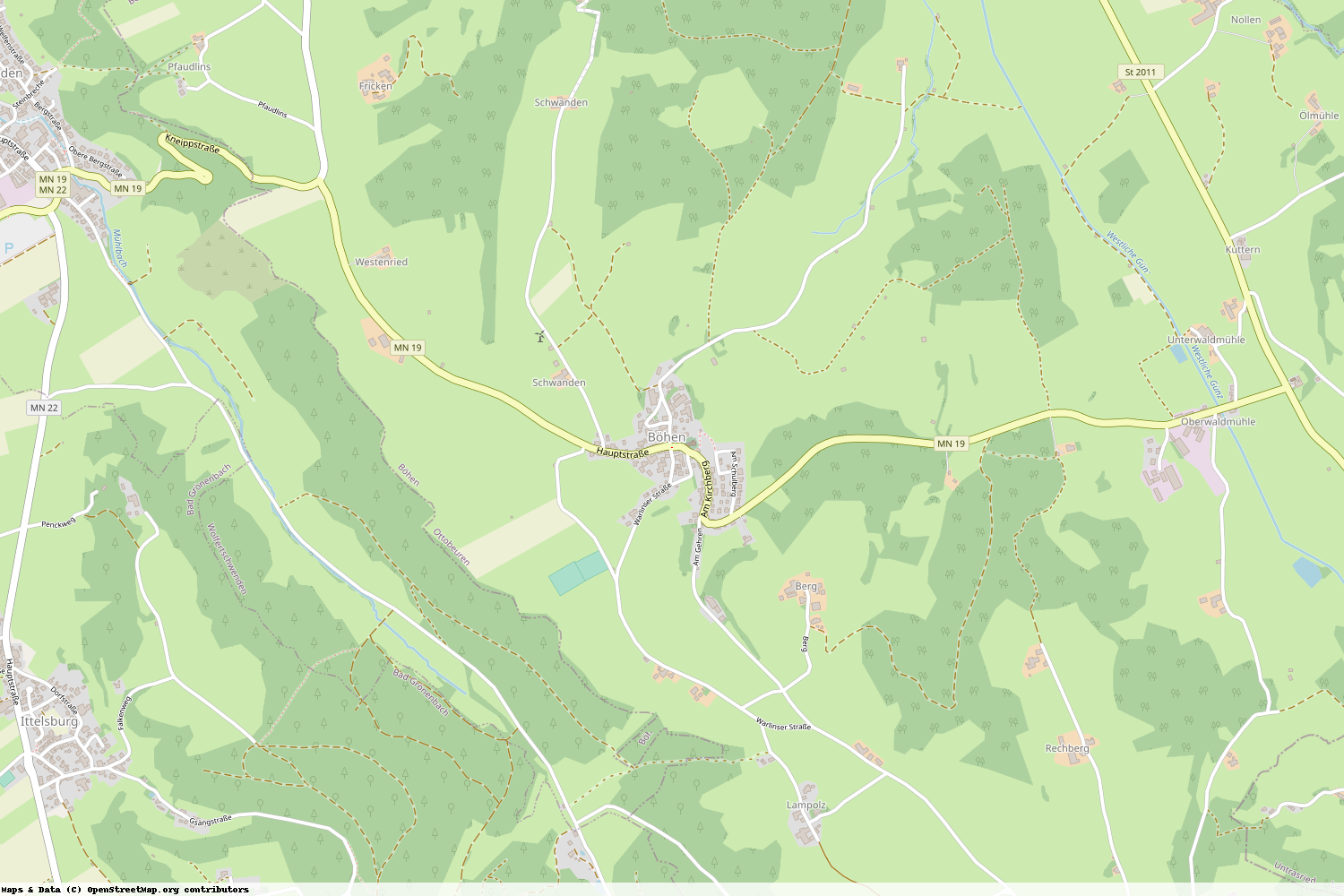 Ist gerade Stromausfall in Bayern - Unterallgäu - Böhen?