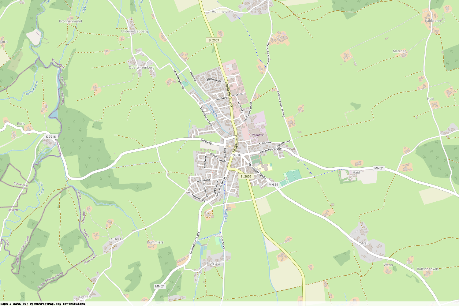 Ist gerade Stromausfall in Bayern - Unterallgäu - Legau?