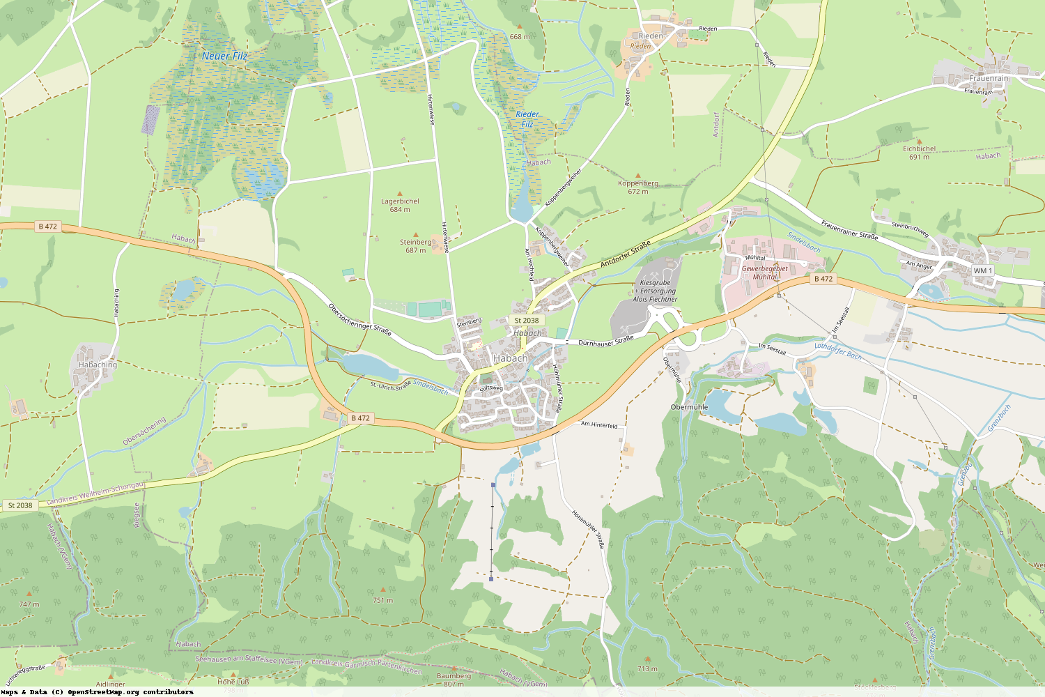 Ist gerade Stromausfall in Bayern - Weilheim-Schongau - Habach?